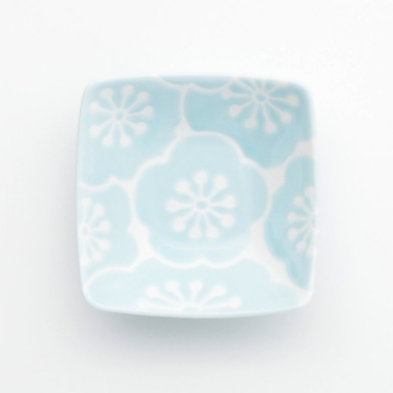 Ciotola piccola in ceramica giapponese, blu e bianca - UME