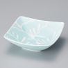Cuenco de cerámica japonés pequeño, azul y blanco - MATSU