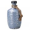 botella para licores japoneses 1lt TAKO KARAKUSA, azul