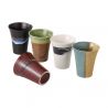 Japanese 5 cups set in ceramic MEISUE NO SATO
