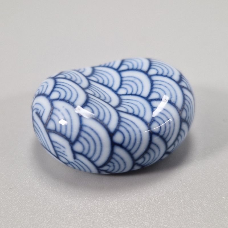 Japanese blue waves chopsticks rests SEIGAIHA AZUKI