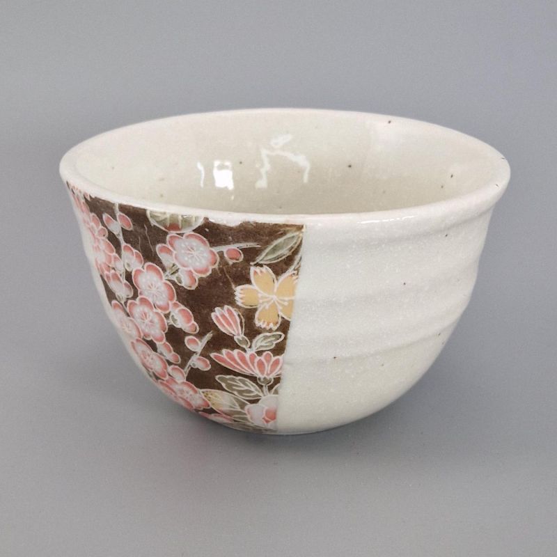 Ciotola di riso in ceramica giapponese - SHIRO HANA