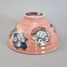 Ciotola per riso in ceramica giapponese, rosa - FUKURO