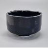 Ceramic bowl for dark blue tea ceremony, SEIJUN