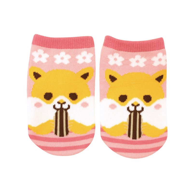 Japanische Kinder-Tabi-Socken, rosa Kaninchen, PINKU NO USAGI