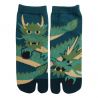 Japanische Tabi-Socken, grüne Tarnung, MEISAI MIDORI