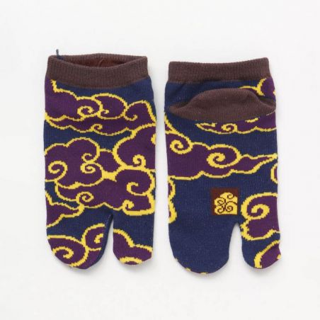 Chaussettes japonaises Hinomarusa Yutabi, 18-21 cm