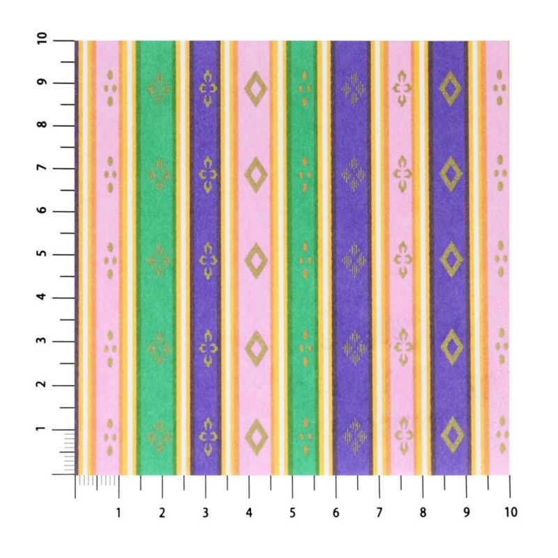 japanese paper sheet, YUZEN WASHI, Series Rhythm Patterns