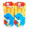 Japanese children's tabi socks, Dolphins, IRUKA