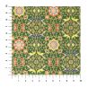großes Blatt japanisches Papier, YUZEN WASHI, grün, Muster mit Blumen, Vögeln und Blumen Shosoin