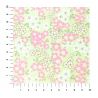 large sheet of Japanese paper, YUZEN WASHI, green, cherry blossoms in full bloom, small