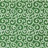 grande feuille papier japonais, YUZEN WASHI, vert, motif Arabesque 