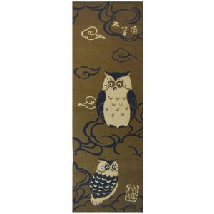 Cotton towel, TENUGUI, Owls, FUKURO