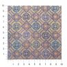 feuille papier japonais, YUZEN WASHI, violet, cercle et carré Maru to shikaku