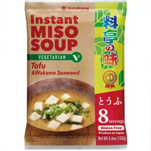 Miso soup (Ryoutei No Aji) Vegetarian - Tofu and wakame Marukome seaweed
