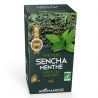 Organic green tea and Genmaicha rice in bags - GENMAI CHAMAI