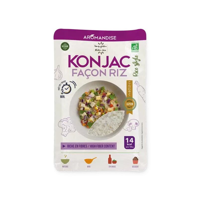 Konjak-Tagliatelle und Bio-Reis, 150g