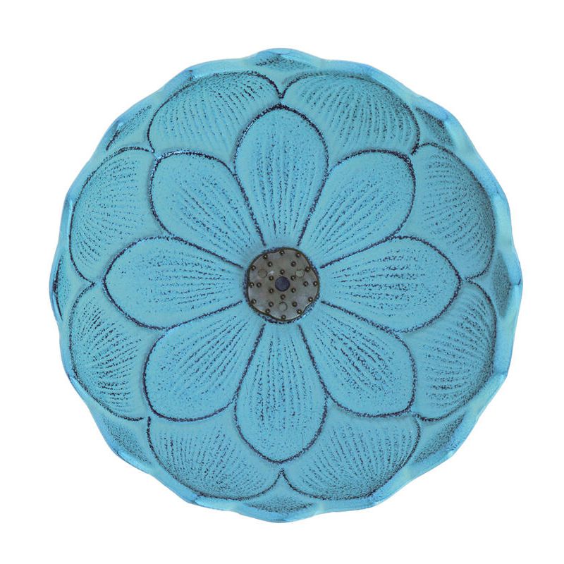 Quemador de incienso japonés de hierro fundido azul, IWACHU LOTUS, flor de loto