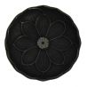 Japanese black cast iron incense burner, IWACHU LOTUS, lotus flower