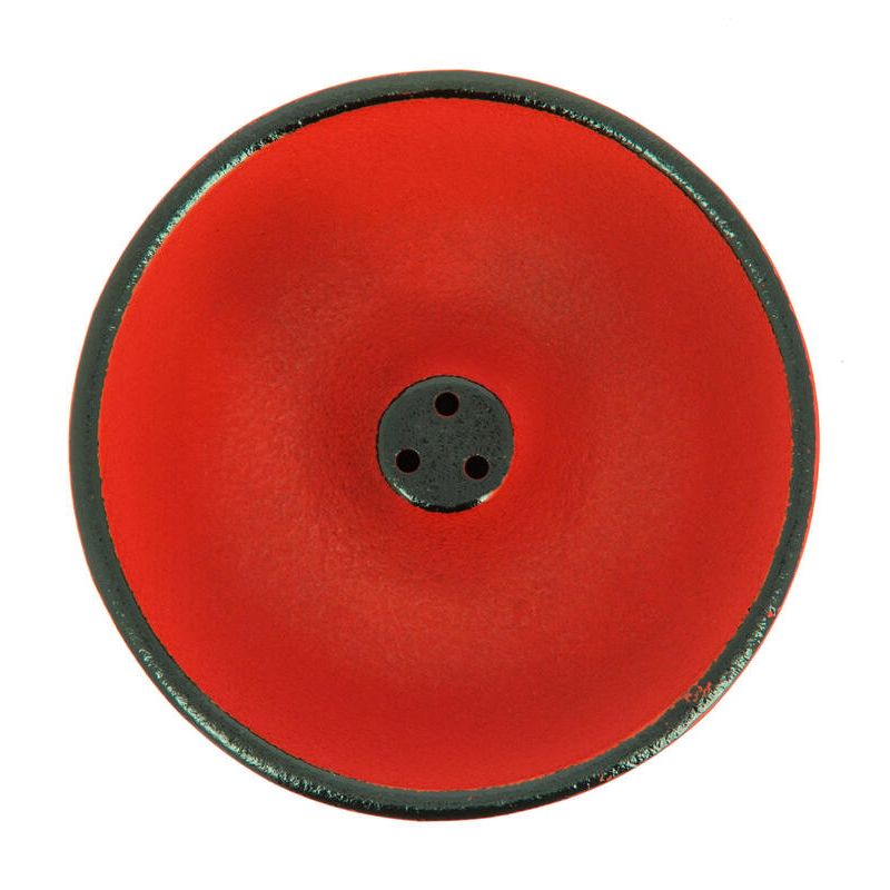 Red cast iron incense burner, IWACHU, fountain