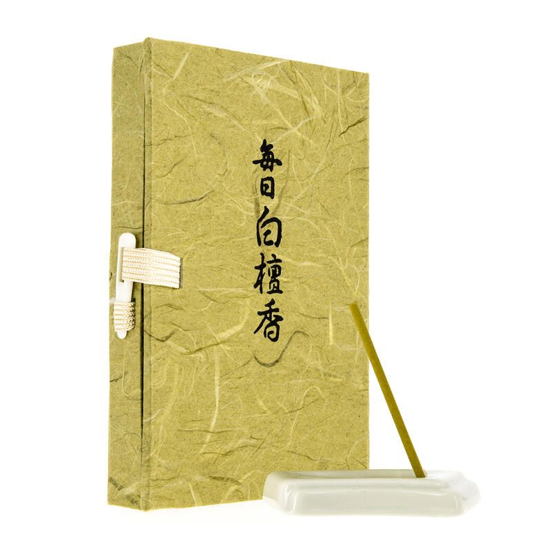 Small Book 60 incense sticks, MAINICHI BYAKUDAN, White Sandalwood