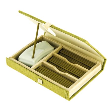 Small Book 60 incense sticks, MAINICHI BYAKUDAN, White Sandalwood