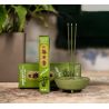 Box of 50 Japanese incense sticks, MORNING STAR GREEN TEA, green tea