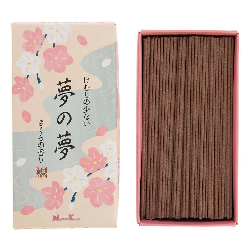 240 Boxed Incense Sticks, YUME NO YUME, Cherry Blossoms