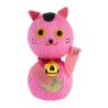 muñeca japonesa de papel - okiagari, MANEKINEKO, gato rosado