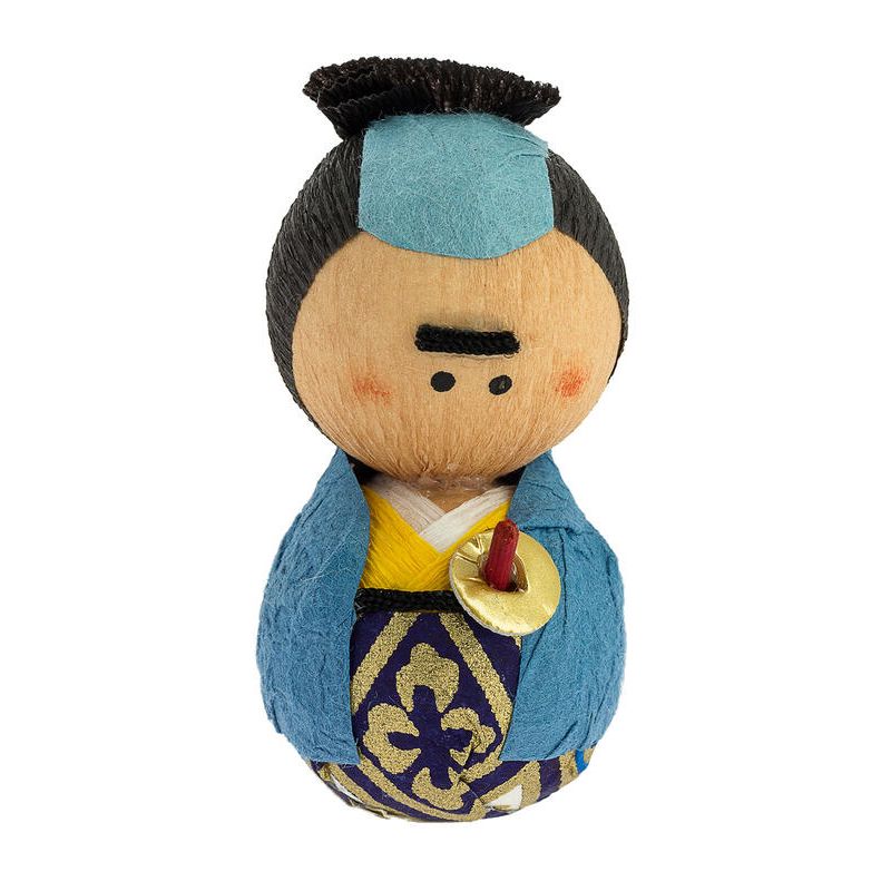 japanese okiagari doll, SAMURAI, samurai