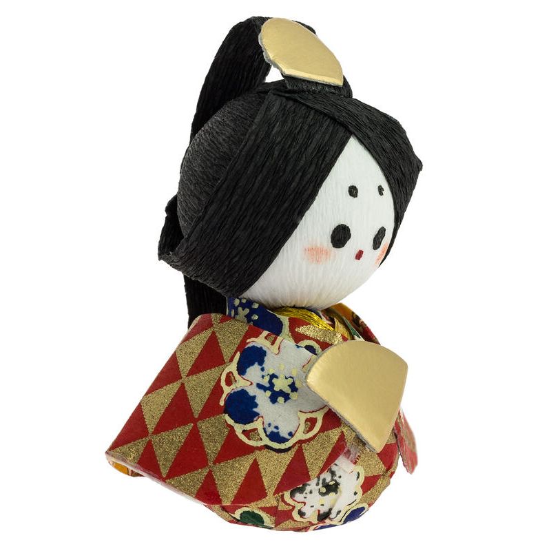 muñeca japonesa de papel - okiagari, OHINASAMA, mujer