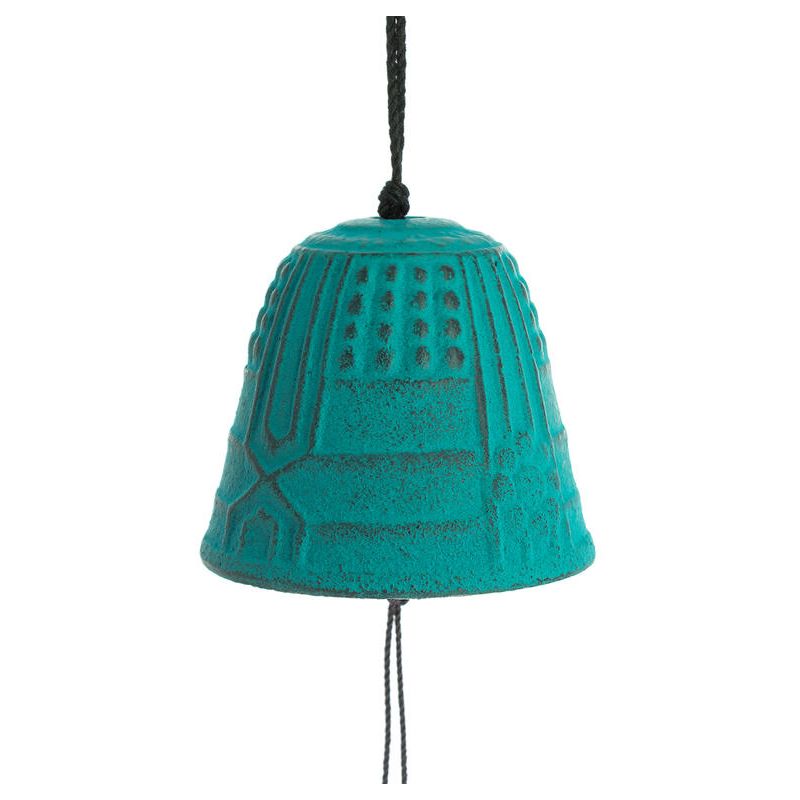 Cloche Feng Shui Furin Iwachu Turquoise 4,5 cm