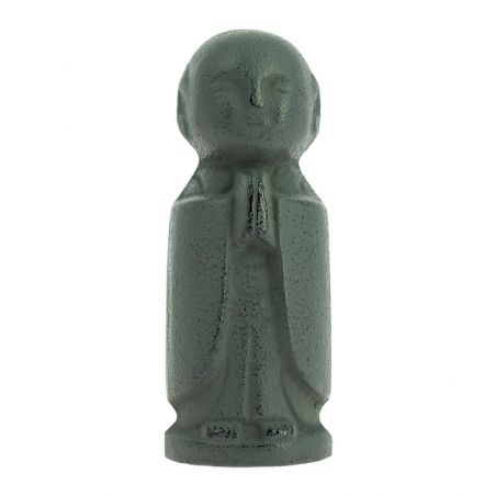 Cast iron paperweight, Jizo Protective Gold