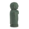 Cast iron paperweight, Jizo Protective Gold