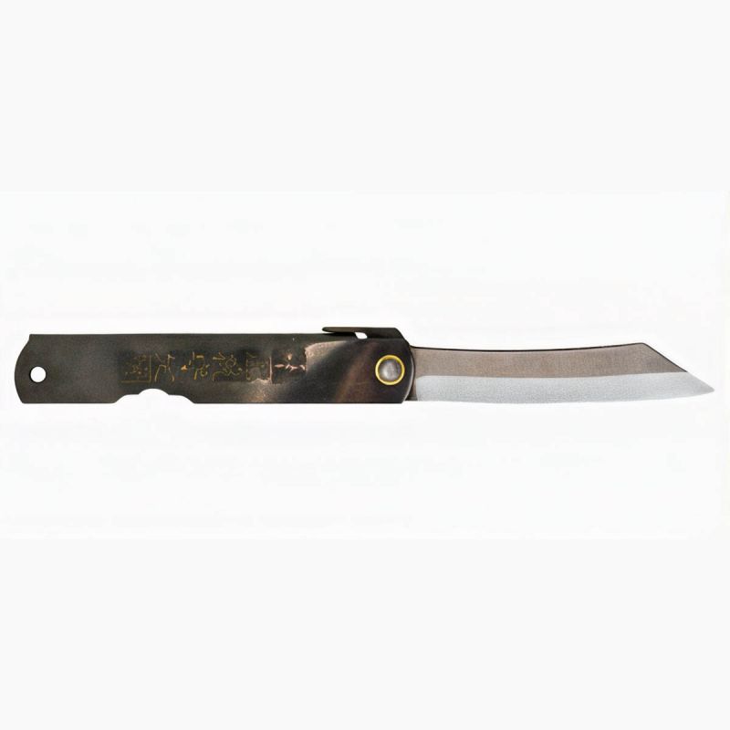 Higonokami Japanese folding knife - 75 mm blade - steel handle -