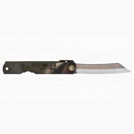 Coltello chiudibile giapponese Higonokami - lama da 75 mm - manico in acciaio -