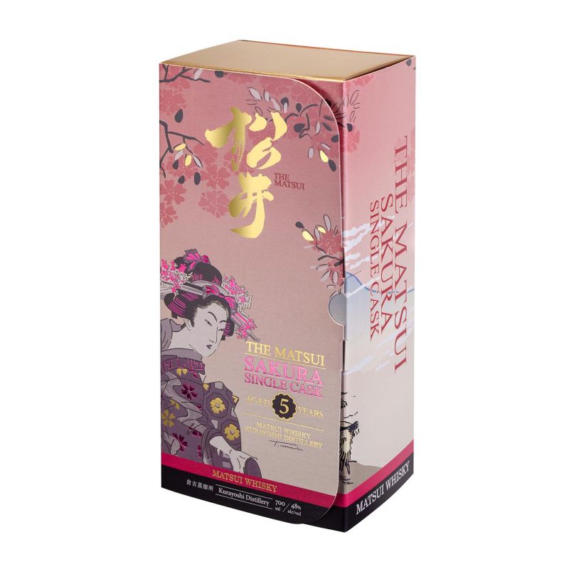 Japanischer Whisky im Sakura-Fass 5 Jahre - THE MATSUI SINGLE CASK SAKURA CASK 5 JAHRE