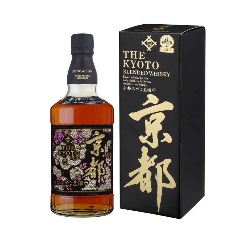 Japanischer Whisky Schwarzer Gürtel -KYOTO WHISKY NISHIJIN ORI KUROOBI