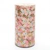 Boîte à thé japonaise rose en papier washi - SAKURA 1 - 200gr