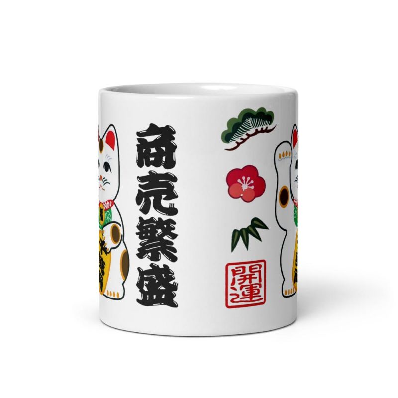 Tasse à thé en céramique avec anse, MANEKINEKO