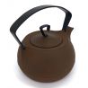 Japanese cast iron kettle, IT-CHUDO, 1.2 L, brown