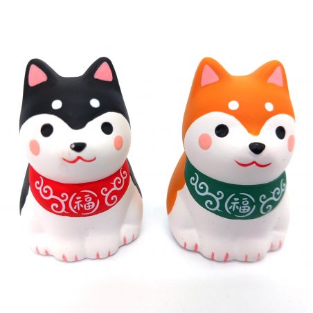 Dúo de perros Shiba japonés Fortune - UN