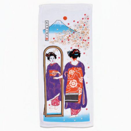 Serviette de toilette en coton, Fushigi towl MAIKO SUGATAMI