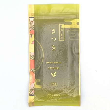 Japanese green tea, SENCHA, 100g, SATSUKI Takamori, Shizuoka