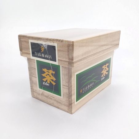 Japanischer grüner Tee, Aracha Zuruchi, 120g, in einer Holzkiste, Shizuoka.