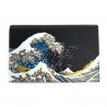 Hokusai Wave Pattern Card Holder and Pen Set - HOKUSAI HA