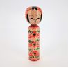 Japanische Kokeshi-Puppe, neu, aus Holz – ZAO -Typ – 12 cm