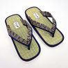 Japanese sandals zori rice straw Goza, Wave Patterns, NAMI