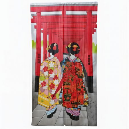 Japanischer Noren Polyester Vorhang, GEISHA TORI