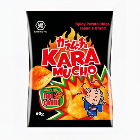 Hot pepper flavored potato chips - KARA MUCHO